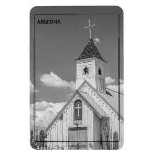 Arizona Church in Monochrome Magnet