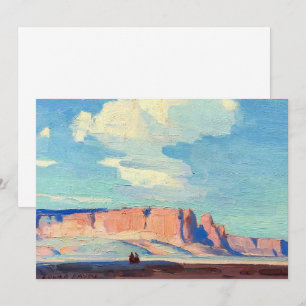 Arizona Clouds by Edgar Payne Thank You Card
