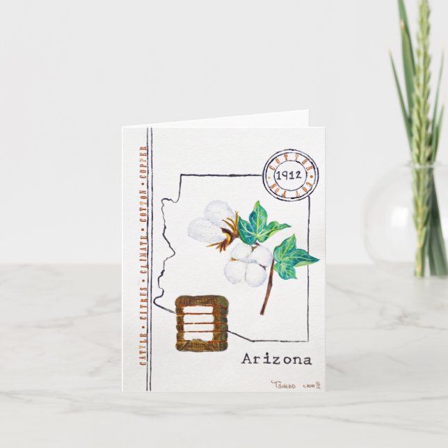 Arizona Cotton Card (Front)