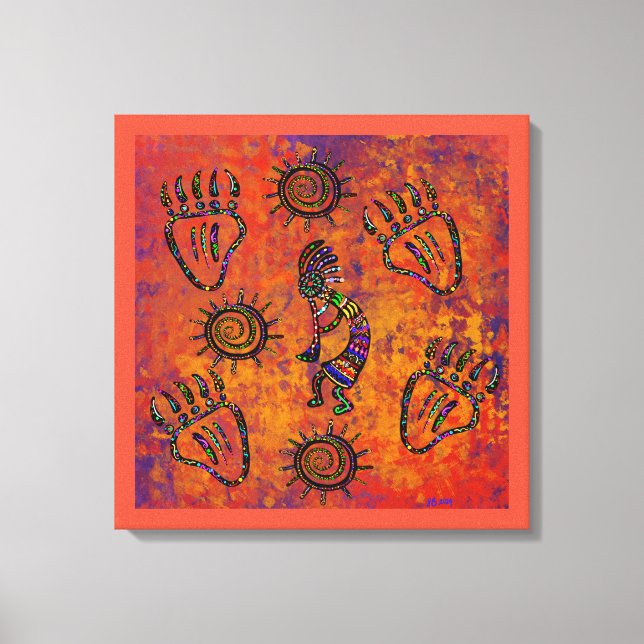 Arizona Desert Art Canvas Print (Front)