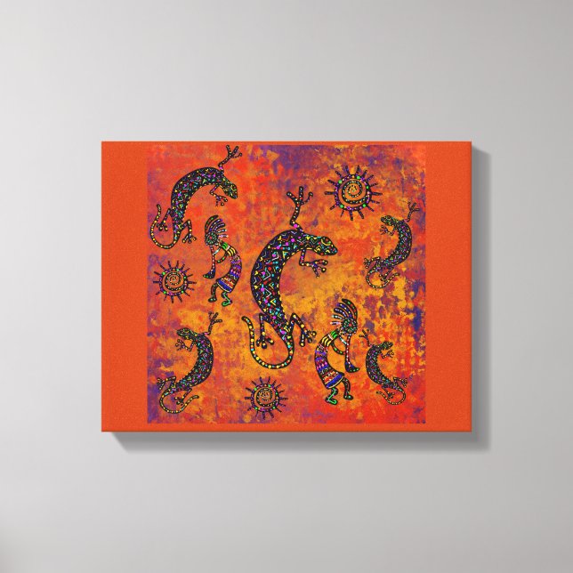 Arizona Desert Art Canvas Print (Front)