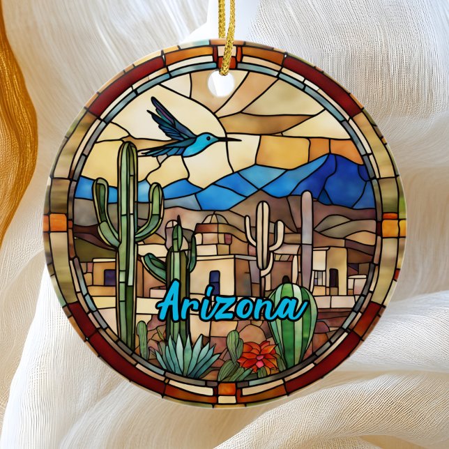 Arizona Desert Cactus  Ceramic Tree Decoration (Creator Uploaded)