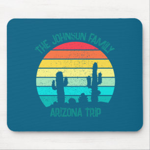 Arizona Desert Cactus Sunset Trip Kids  Mouse Mat