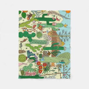Arizona Desert Fleece Blanket