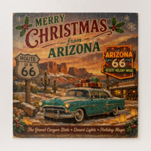 Arizona Desert Holiday Memories Jigsaw Puzzle