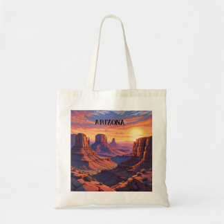 Arizona Desert Landscape Tote Bag 