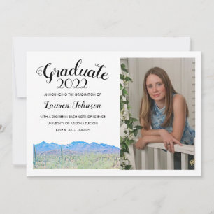 Arizona Desert Photo Graduation Announcement