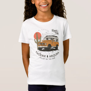 Arizona Desert Sunset Road Trip Cactus Phoenix T-Shirt