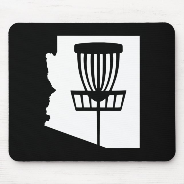 Arizona Disc Golf State With Sket Graphic  Mouse Mat (Front)