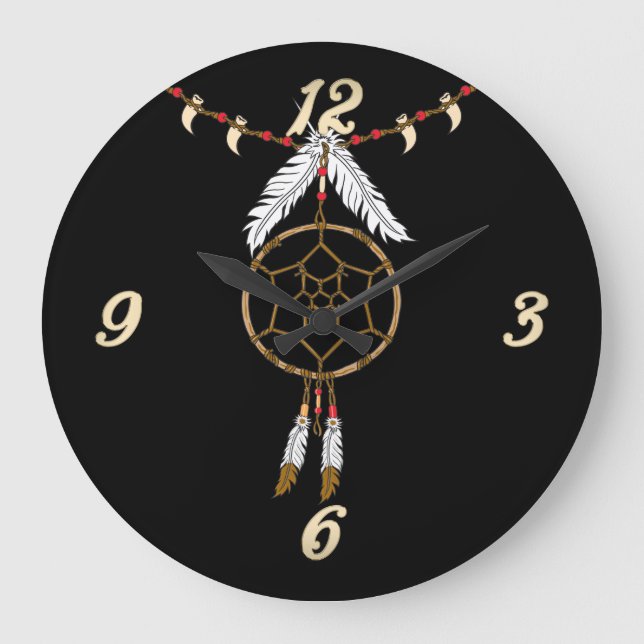 Arizona Dream Catcher Choker Wall Clock (Front)