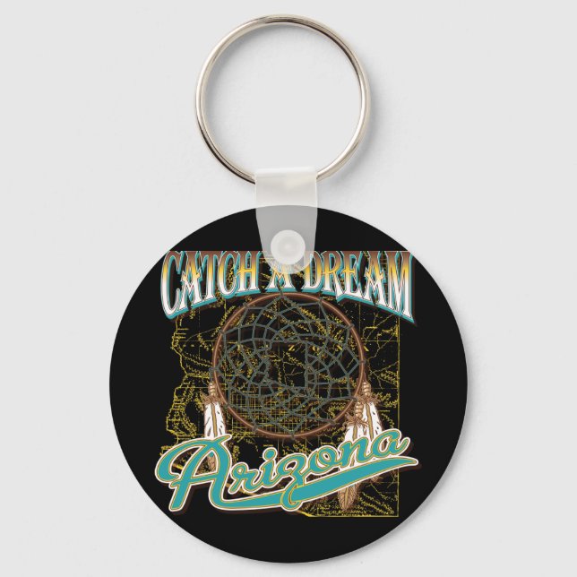 Arizona Dream Catcher Key Ring (Front)
