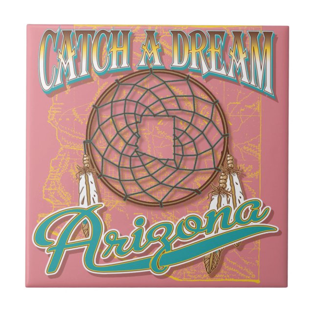 Arizona Dream Catcher Tile (Front)