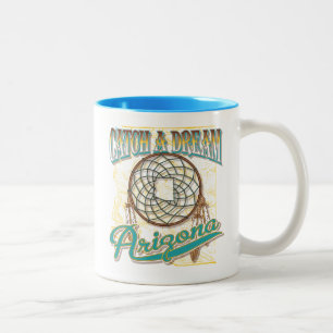 Arizona Dream Catcher Two-Tone Coffee Mug