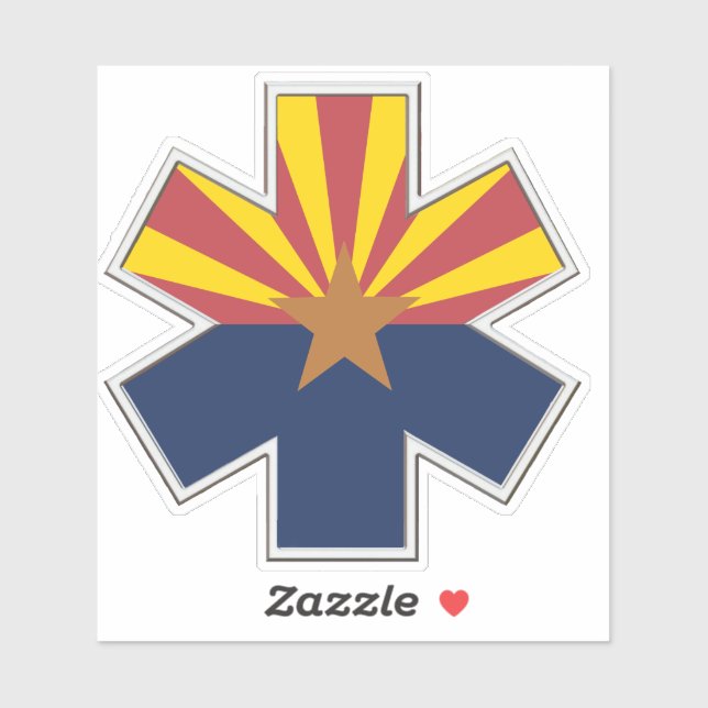Arizona EMS Star of Life (Sheet)