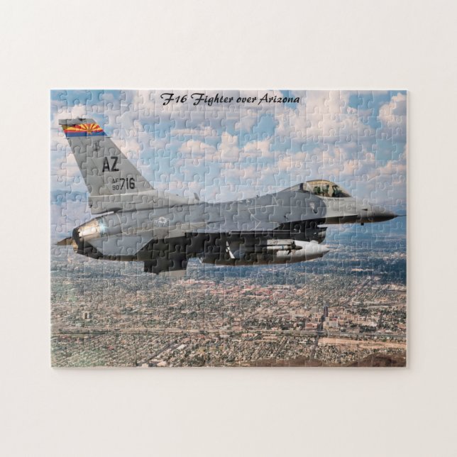 Arizona F16 Fighter. Jigsaw Puzzle (Horizontal)