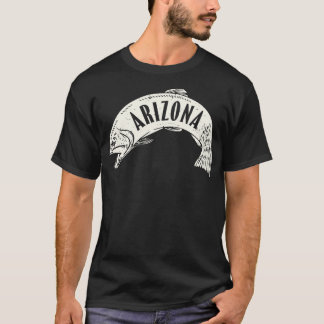 Arizona Fish Wordmark Tan T-Shirt