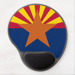 Arizona Flag, American The Copper State Gel Mouse Mat
