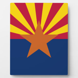 Arizona Flag, American The Copper State Plaque