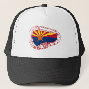 Arizona Flag Climbing Carabiner Trucker Hat