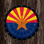 Arizona Flag Dartboard & Arizona / USA game board<br><div class="desc">Dartboard: Arizona & Arizona flag darts,  family fun games - love my country,  summer games,  holiday,  fathers day,  birthday party,  college students / sports fans</div>