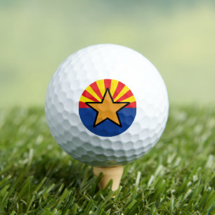 Arizona Flag Design Golf Balls