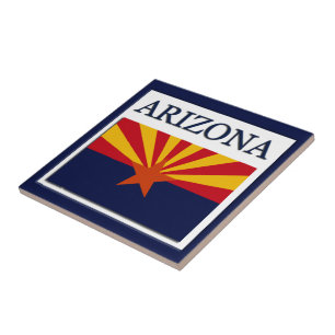 Arizona Flag Design Tile