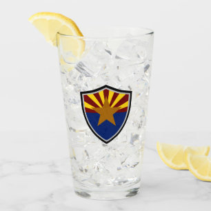 Arizona flag glass