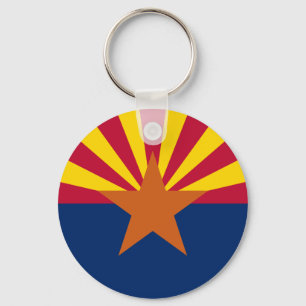 ARIZONA FLAG KEY RING