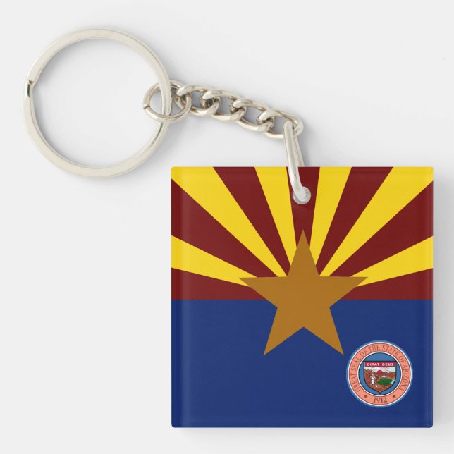 Arizona flag key ring (Front)