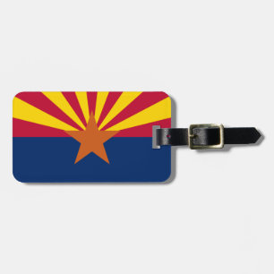Arizona flag luggage tag