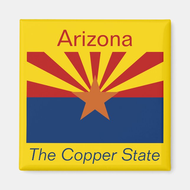 Arizona Flag Magnet (Front)