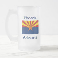 Arizona Flag Map City Mug