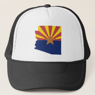 Arizona Flag Map Trucker Hat