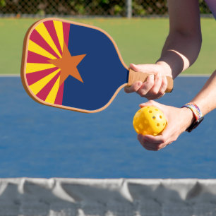 Arizona Flag Pickleball Paddle