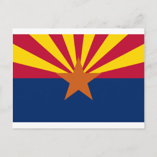 ARIZONA FLAG POSTCARD