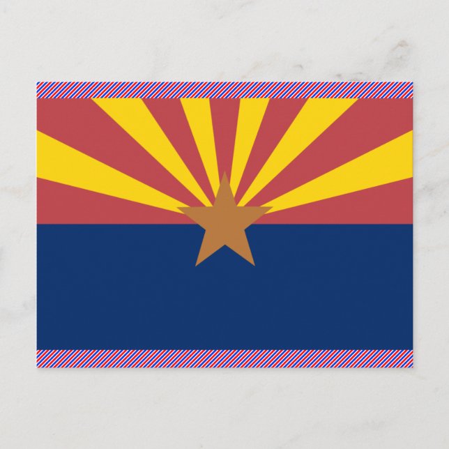 Arizona Flag Postcard (Front)