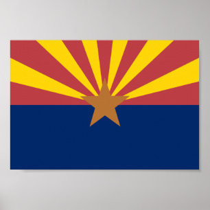 Arizona Flag Poster