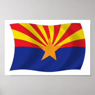 Arizona Flag Poster Print