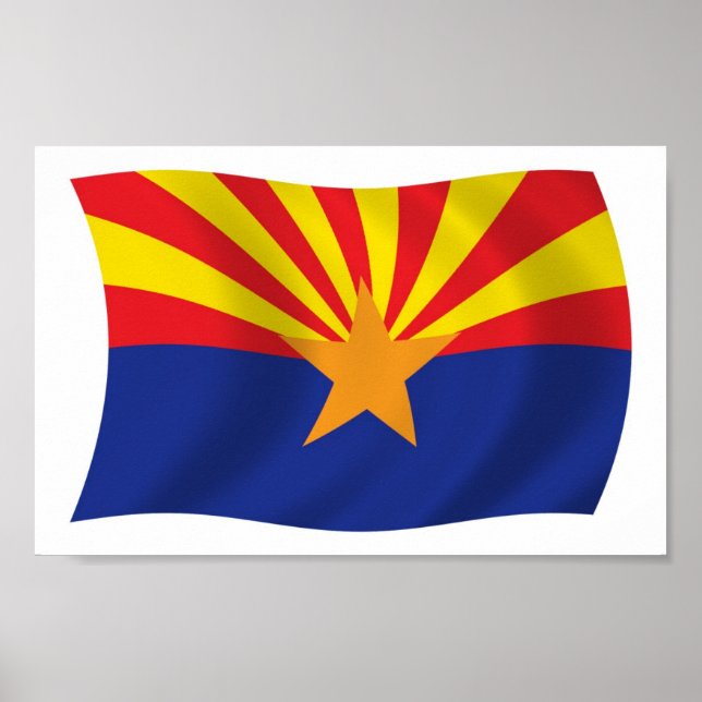 Arizona Flag Poster Print (Front)