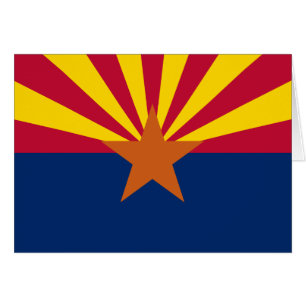 Arizona Flag: Setting Star Sun, The Copper State