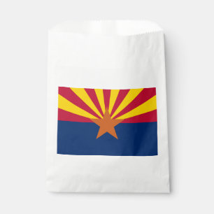 Arizona Flag: Setting Star Sun, The Copper State Favour Bags