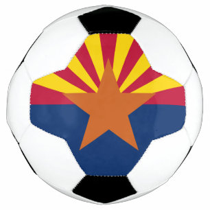 Arizona Flag: Setting Star Sun, The Copper State Football