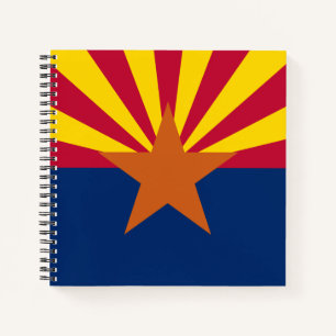 Arizona Flag: Setting Star Sun, The Copper State Notebook