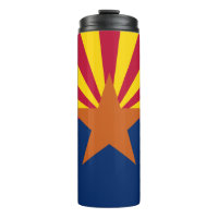Arizona Flag: Setting Star Sun, The Copper State