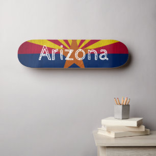 Arizona Flag Skateboard