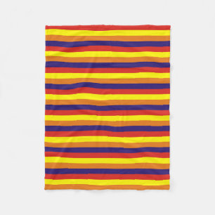 arizona flag stripes USA united states america col Fleece Blanket