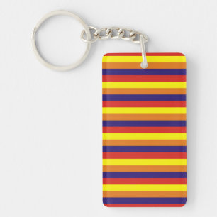 arizona flag stripes USA united states america col Key Ring