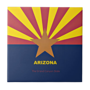 Arizona flag  tile