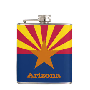Arizona Flag & travel Arizona USA States /sports Hip Flask