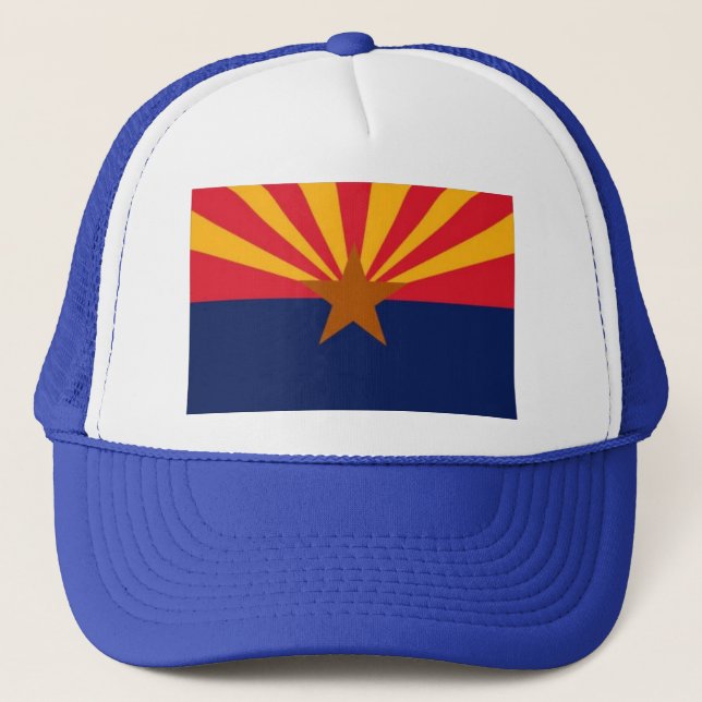 ARIZONA FLAG TRUCKER HAT (Front)